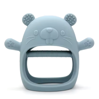 BABY TEETHER TOY, ANTI-DROP SILICONE BABY TEETHER