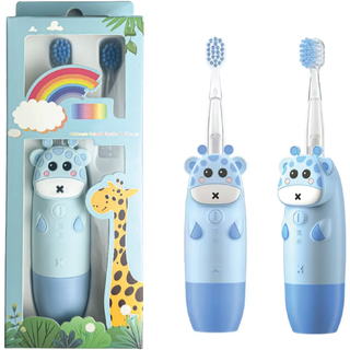 ELECTRIC TOOTHBRUSH, WITH 2 SOFT BRUSH HEADS