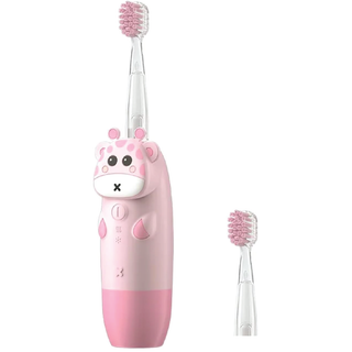 ELECTRIC TOOTHBRUSH, WITH 2 SOFT BRUSH HEADS