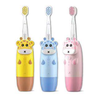 ELECTRIC TOOTHBRUSH, WITH 2 SOFT BRUSH HEADS