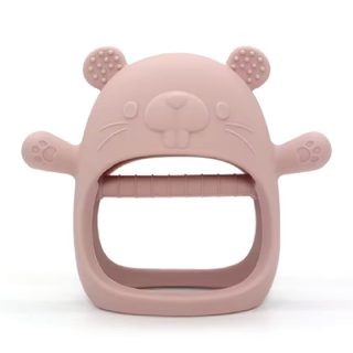 BABY TEETHER TOY, ANTI-DROP SILICONE BABY TEETHER