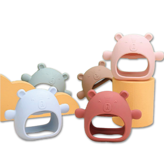 BABY TEETHER TOY, ANTI-DROP SILICONE BABY TEETHER